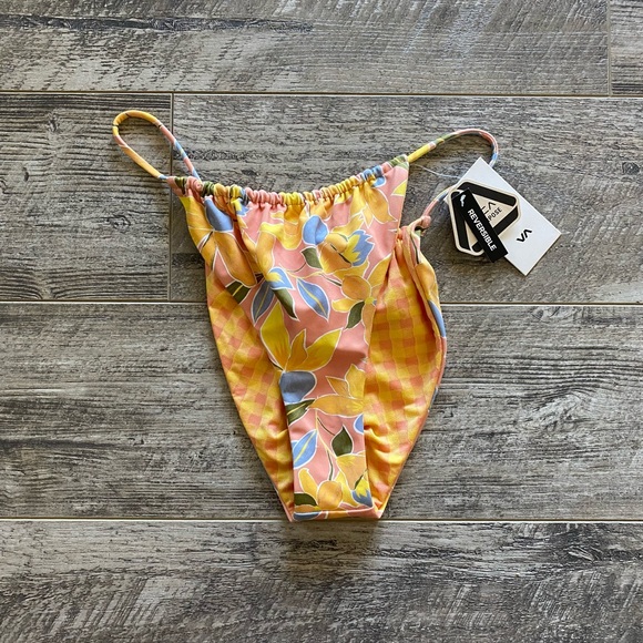 RVCA Other - RVCA Sunkissed Reversible Bikini Bottom - Small